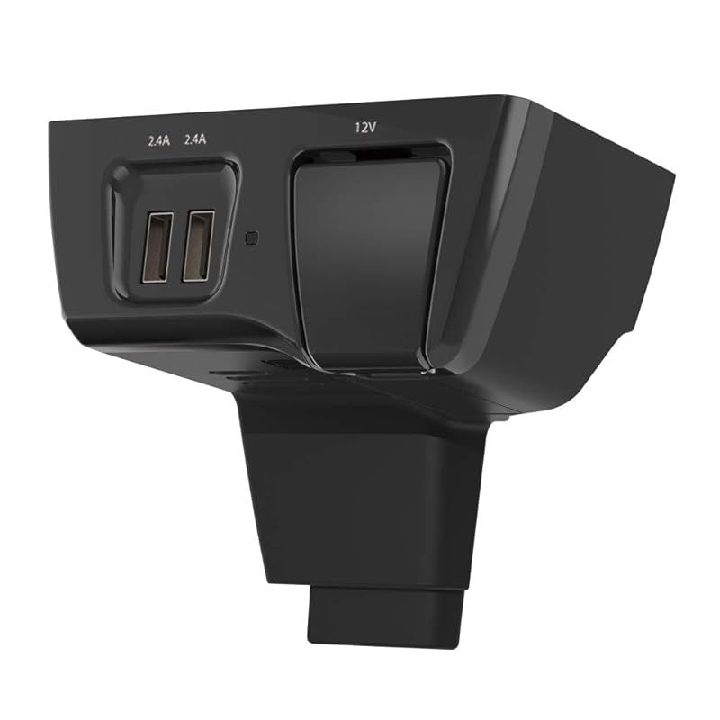 槌屋ヤック(Tsuchiya Yac) 車種専用品 トヨタ 80系 ハリアー 専用 増設ソケット 電源BOX ブラック SY-HR14