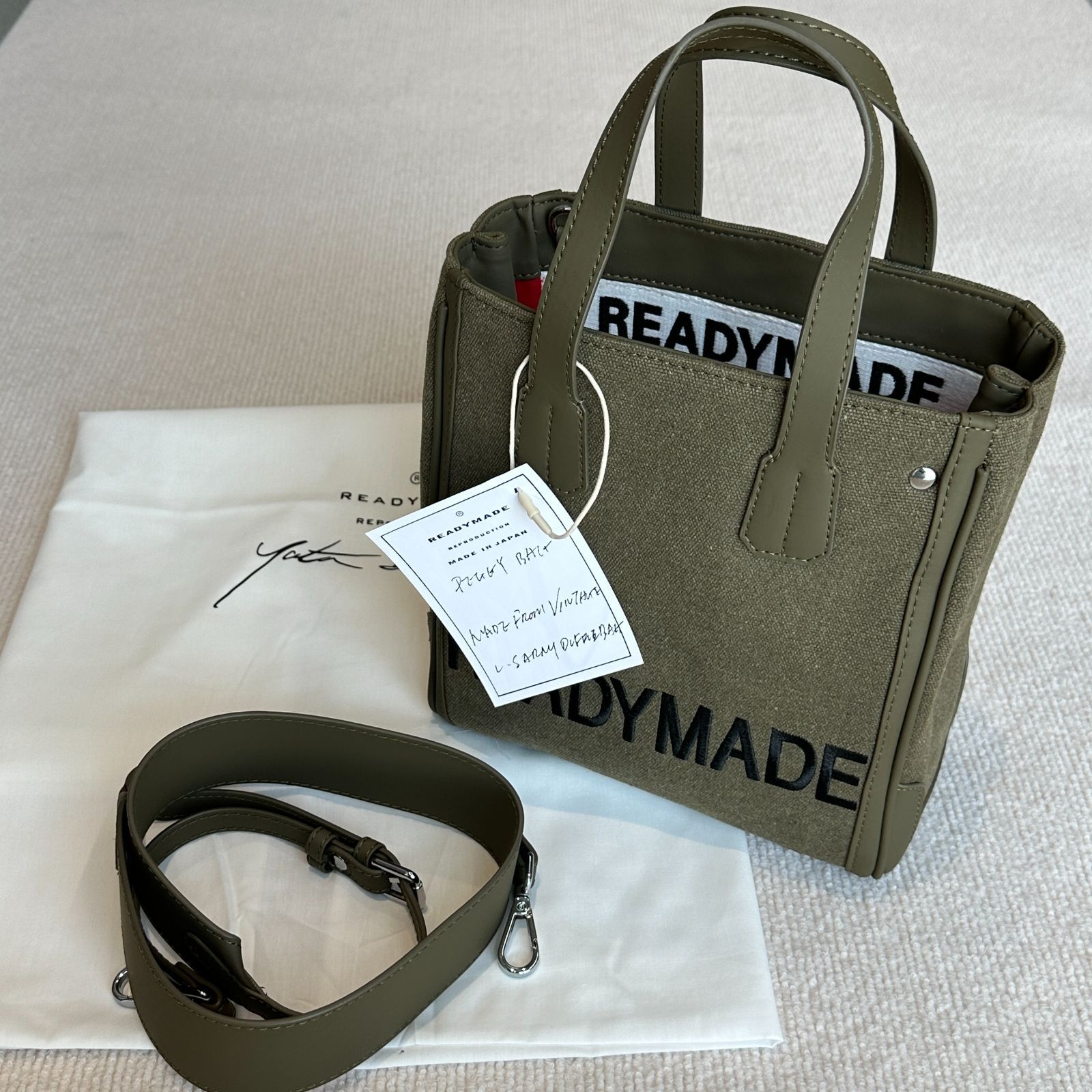 新品未使用 READYMADE PEGGY BAG/LOGO (NANO) - メルカリ