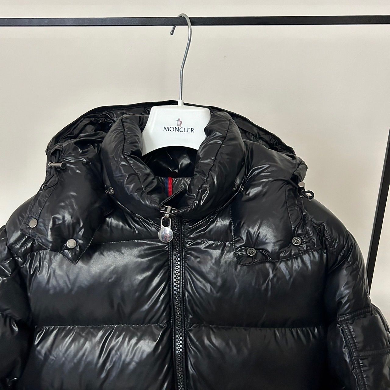 モンクレール MONCLER MAYA☆ブラック☆サイズ1☆ ダウン