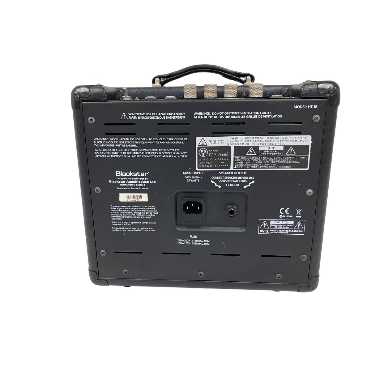 中古 Blackstar HT-1R ブラックスター 真空管ギターアンプ 楽器 K3875076 BLACKSTAR HT-1R ブラックスター ギター アンプ 音響機材 中古 良好