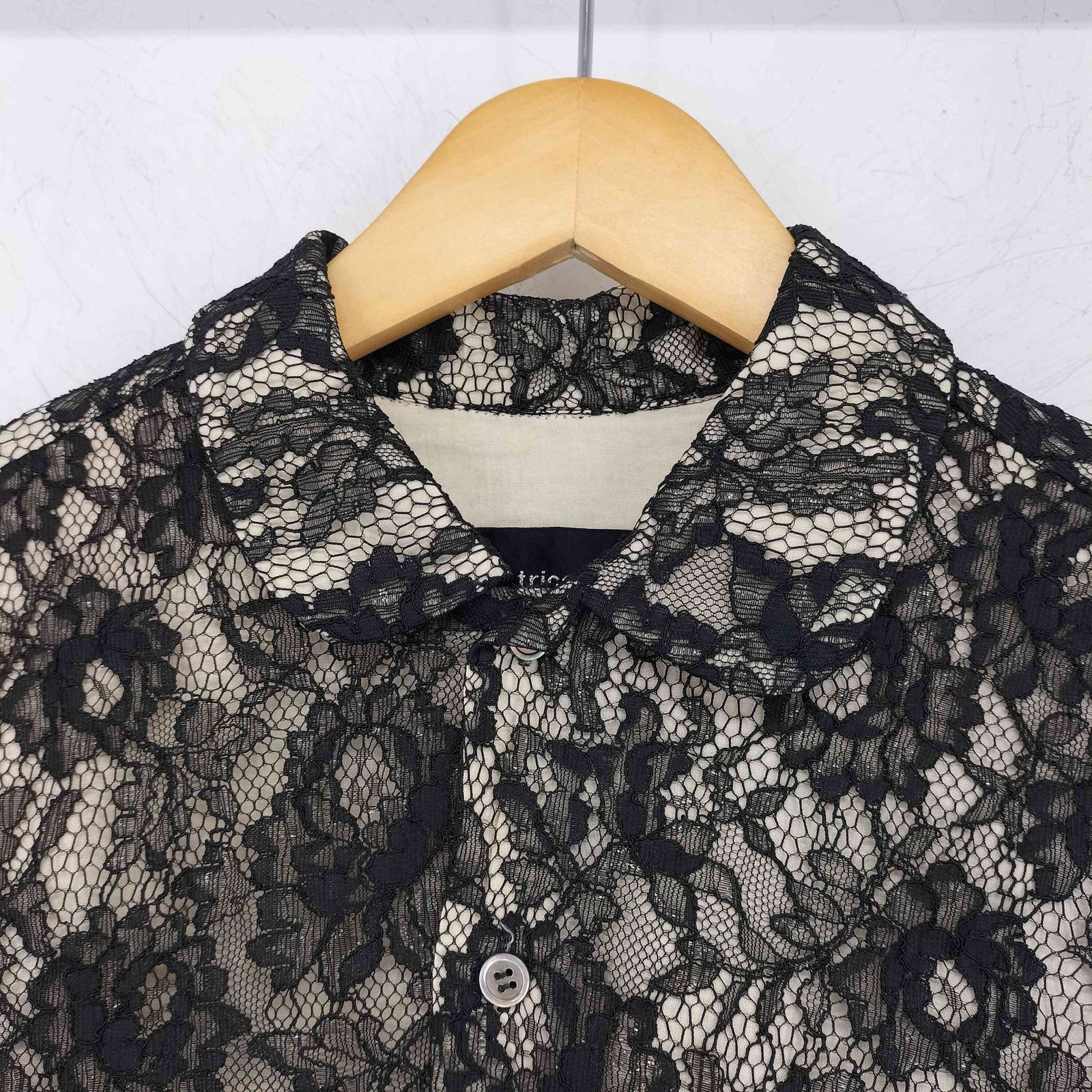 トリコ コムデギャルソン レース付け襟 トリココムデギャルソン tricot COMME des GARCONS 90S フラワー