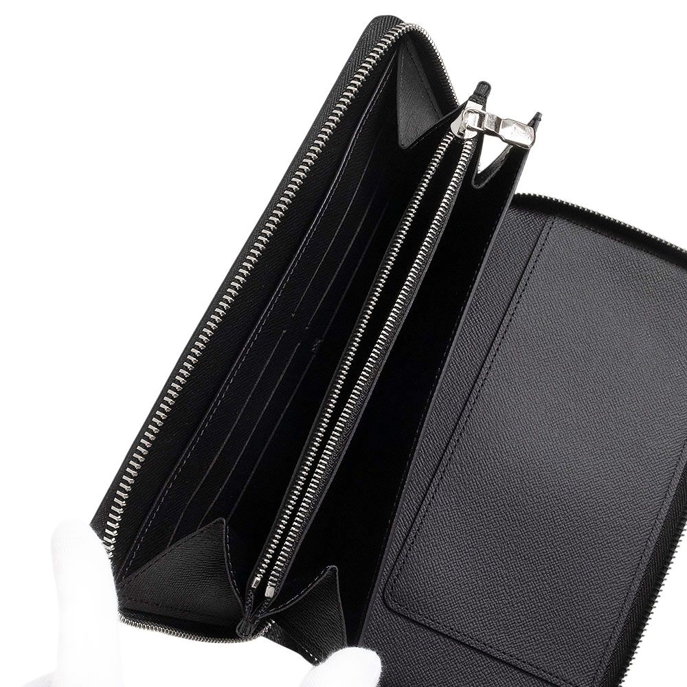 人気アイテム安い通販。 ルイ ヴィトン ジッピー オーガナイザー シュプリーム Supreme コラボ 長財布 エピレザー ノワール ブラック シルバー金具 M67723 LOUIS VUITTON ♥品