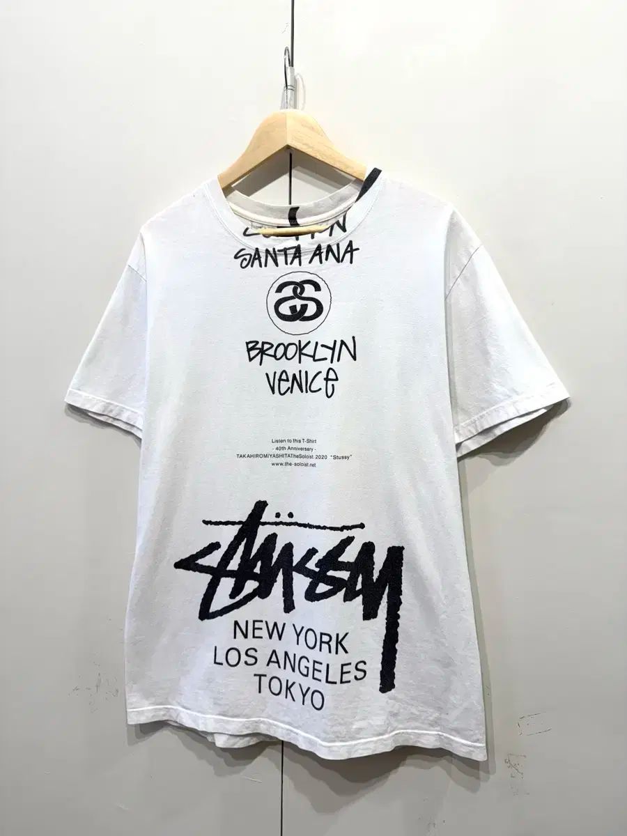 関税込★Stussy x Takahiromiyashita The Soloist 40 WT T-Shirt 関税込☆Stussy x Takahiromiyashita The Soloist 40 WT T-Shirt