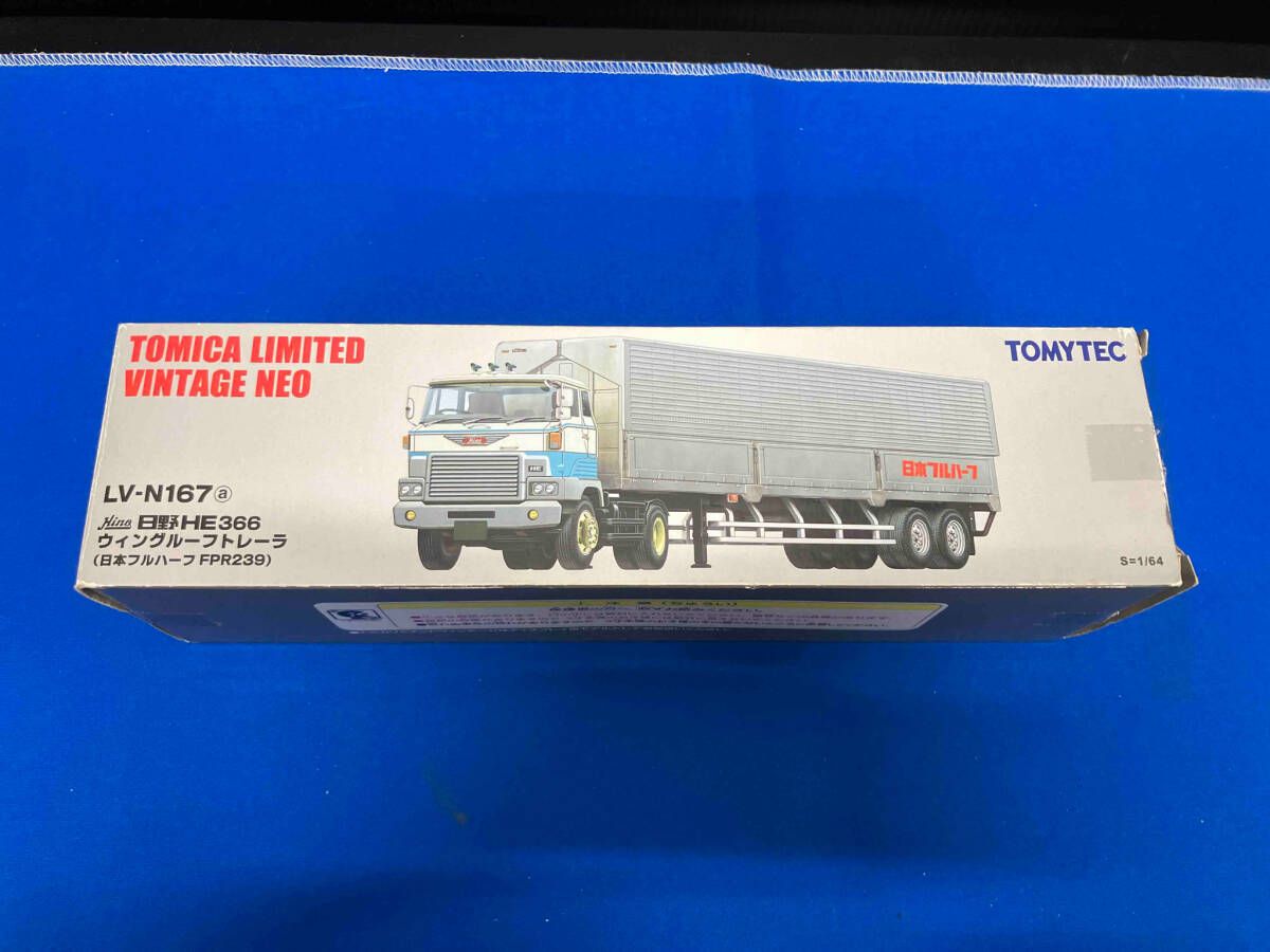 トミカ LV-N167a Hino 日野HE366 ウィングルｰフトレｰラ 日本フルハｰフFPR239 リミテッドヴィンテｰジNEO トミーテック
