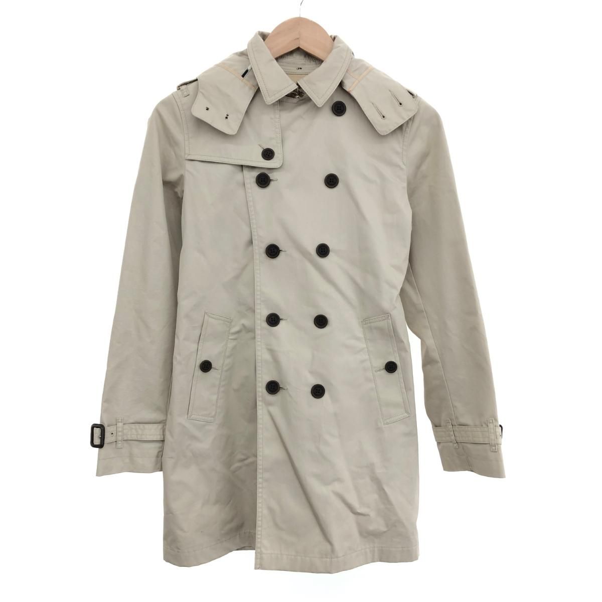 バーバリー　トレンチコート Long Gabardine Trench Coat in Skylark - Women, Cotton | Burberry