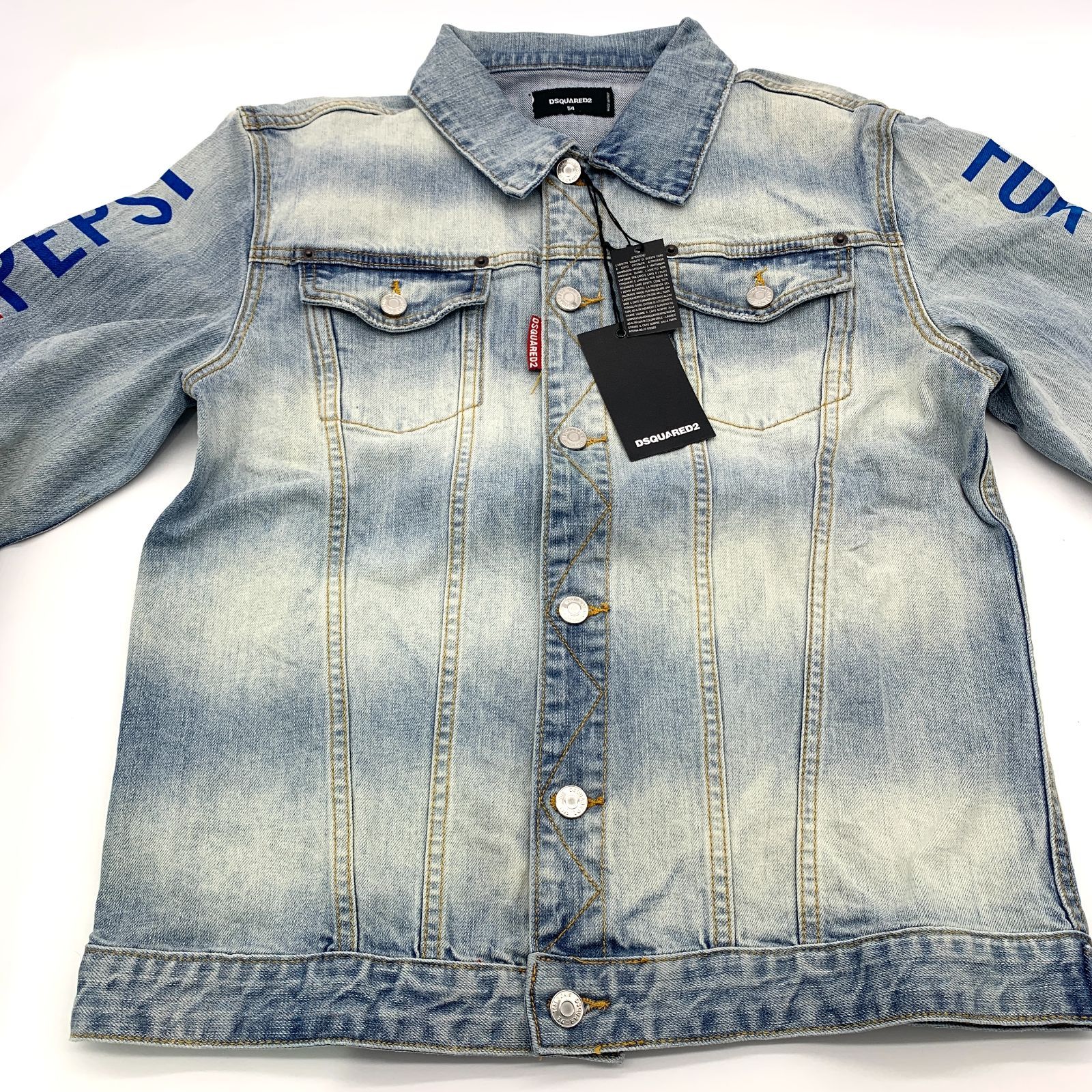 ▽DSQUARED2 デニム ジャケット PEPSI X38 サイズ54 XXL - メルカリ