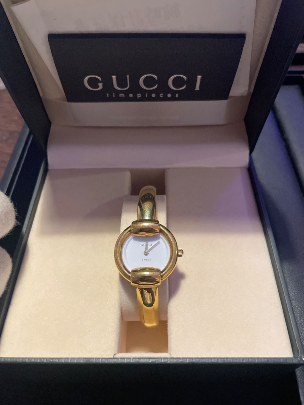 完品 Gucci 腕時計 1400L クォーツ 付属品あり