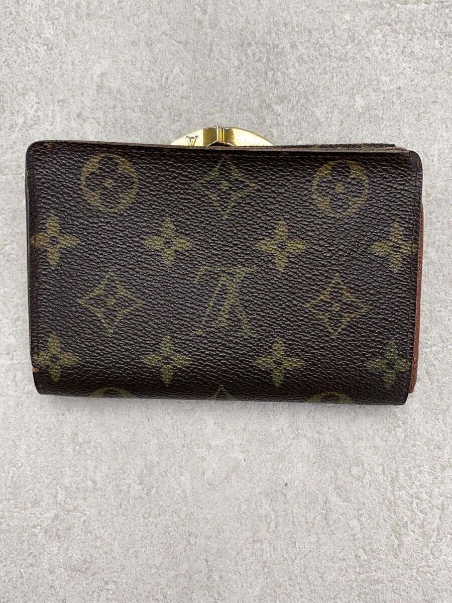 LOUIS VUITTON ポルト・モネ・ビエ・ヴィエノワ_モノグラム・キャンバス_BRW PVC ブラウン モノグラム レディース - メルカリ