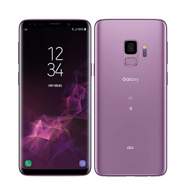 中古】 SCV38 GALAXY S9 Lilac Purple SIMフリー 本体 au Aランク ...