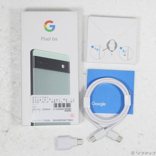 アイテム】Google｜Pixel6a 128GB｜SIMフリー セージ pixel6a