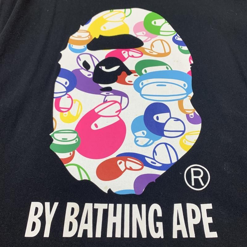 A BATHING APE アベイシングエイプ Tシャツ 半袖 マイロ マルチ 猿ロゴ 