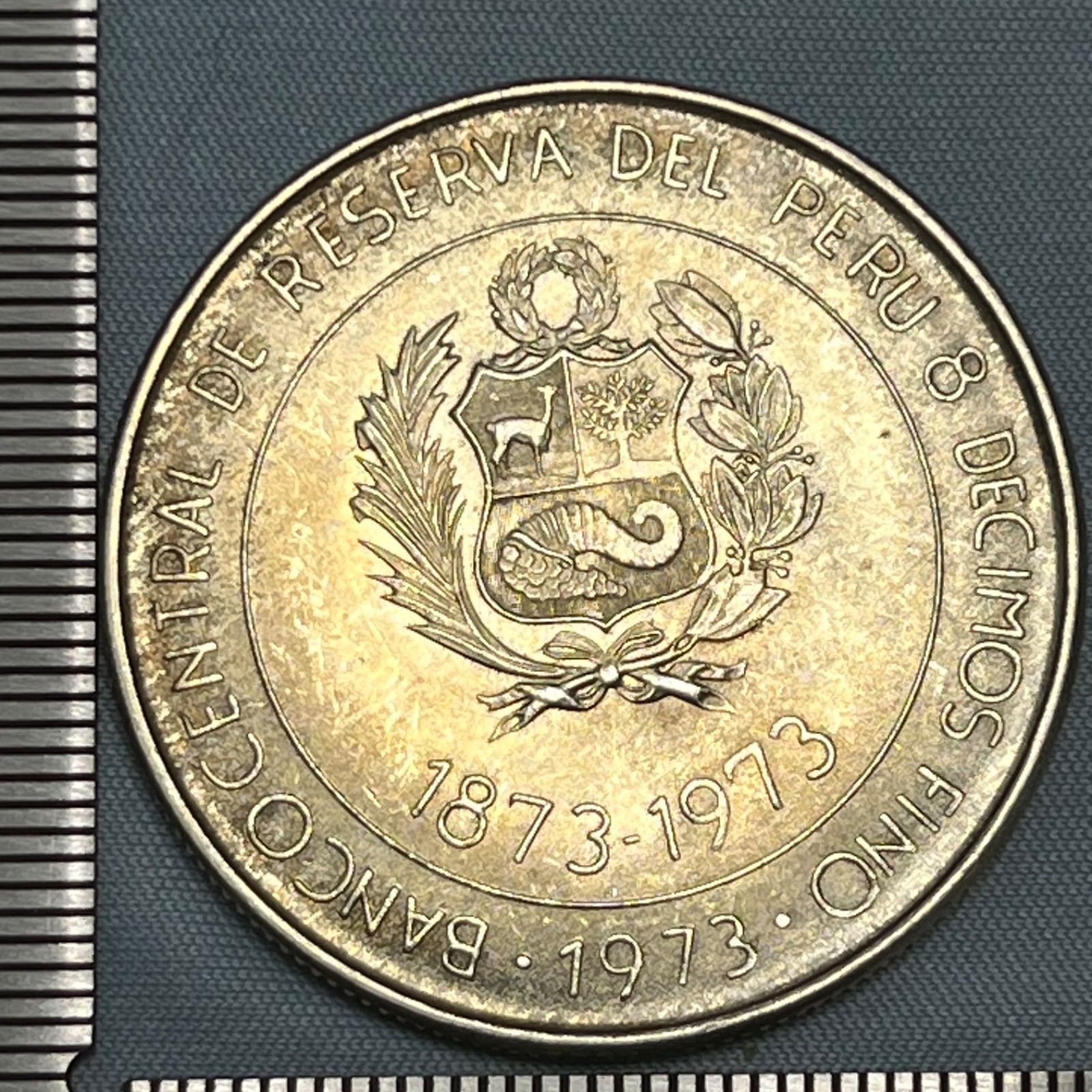 ペルー 100ソレス銀貨1973年 4枚セット ペルー 日秘修好100周年記念100ソル銀貨 1973年 【驚きの破格値，