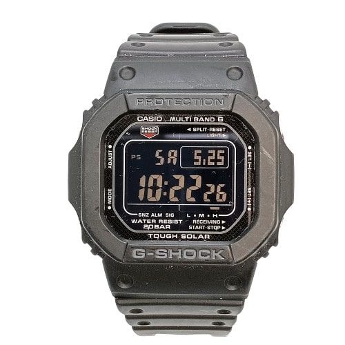 CASIO カシオ 腕時計 G-SHOCK ジーショック タフソーラー 電波ソーラー ブラック スクエア デジタル メンズ 腕時計 GW-M5610U 稼働品 元箱入り MB/E2