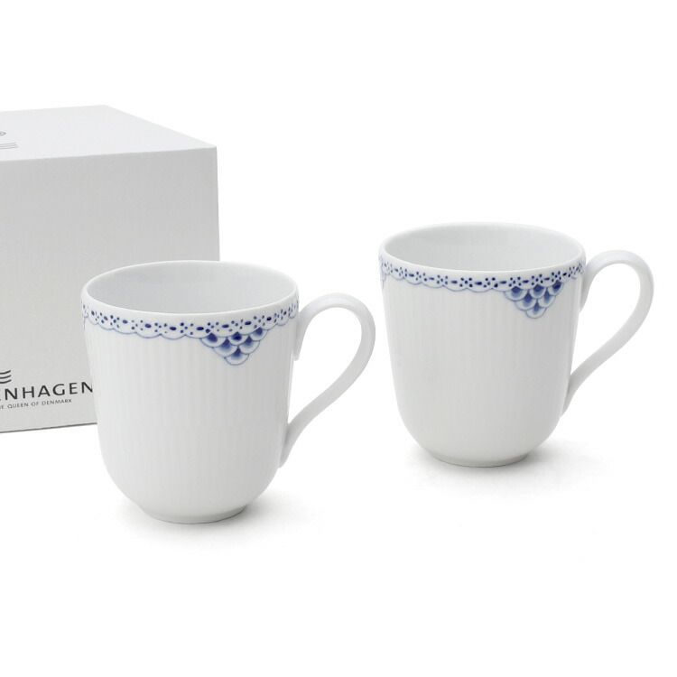 ロイヤルコペンハーゲン 104 プリンセス 919 マグカップ ペア 280ml Royal Copenhagen Princess ギフト 結婚祝い プレゼント 贈り物 食器セット ギフトセット