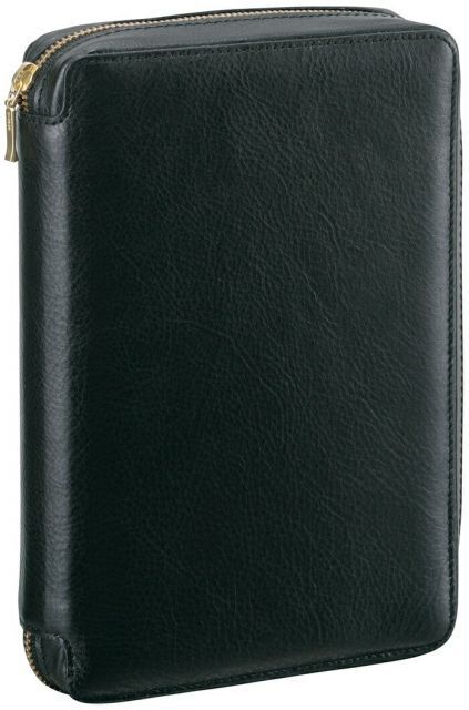 レイメイ藤井 ダヴィンチ システム手帳 スタンダード 聖書 24mm ラウンドファスナー ブラック DB3004B