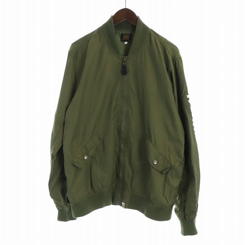 アベイシングエイプ A BATHING APE MA-1 フライトジャケット