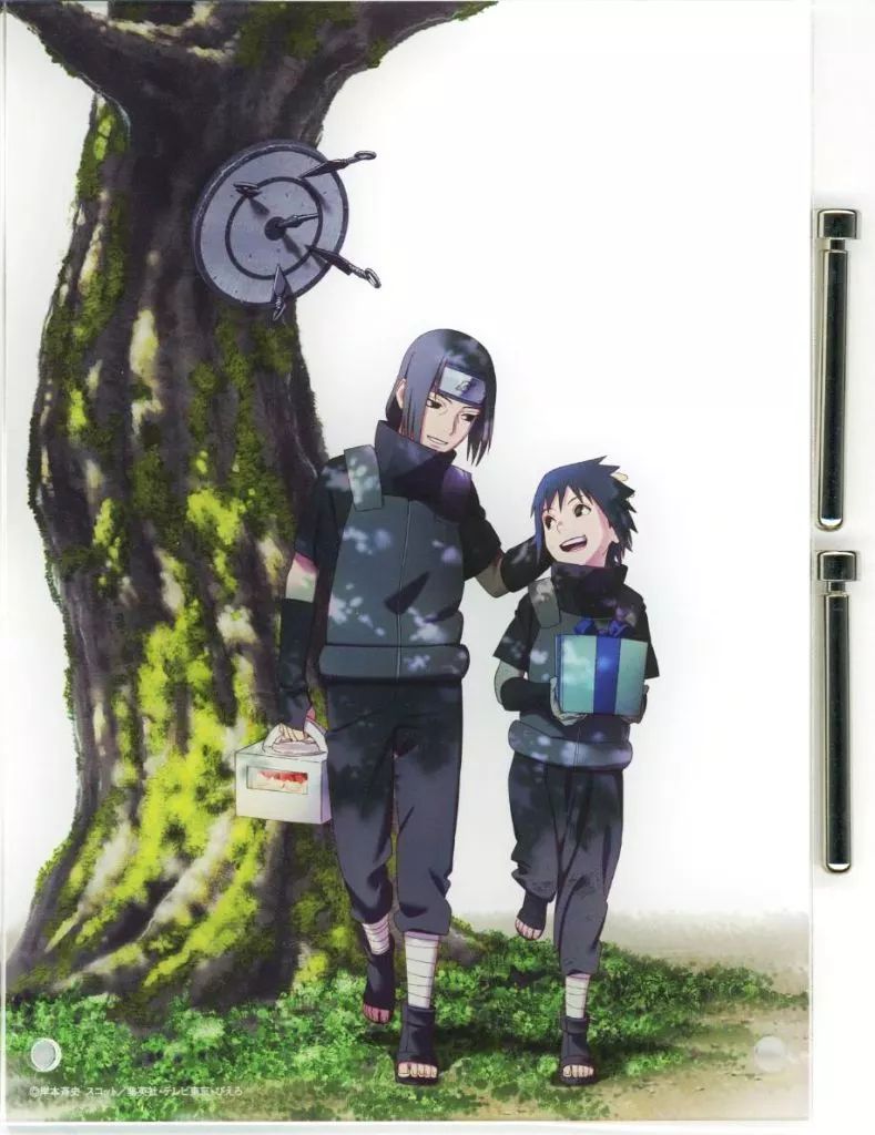 中古】アクリルスタンド・アクリルパネル うちはサスケ＆うちはイタチ