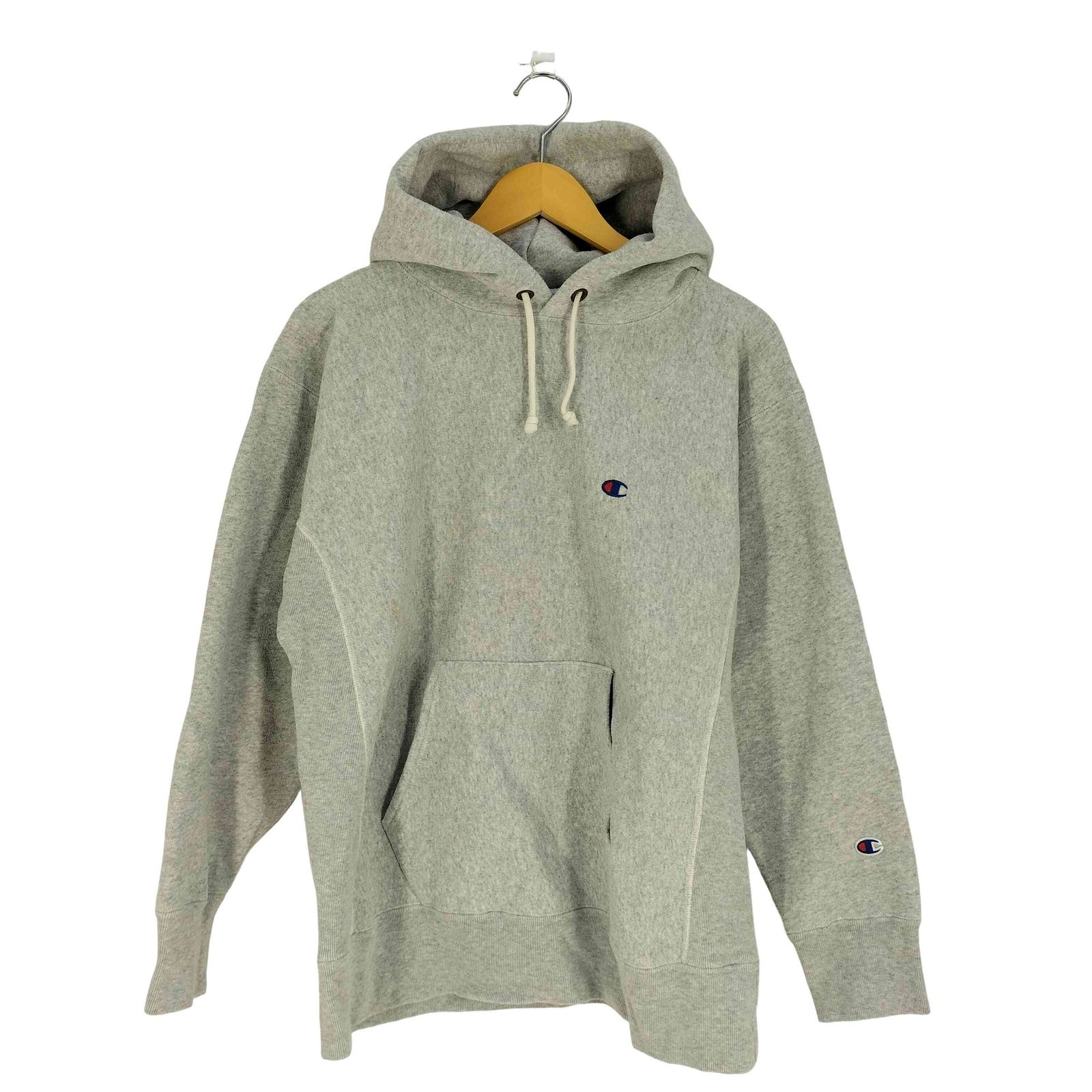 チャンピオン Champion 青単 復刻 REVERSE WEAVE HOODED SWEATSHIRT リバースウィーブ プルオーバーパーカー メンズ import：XL 