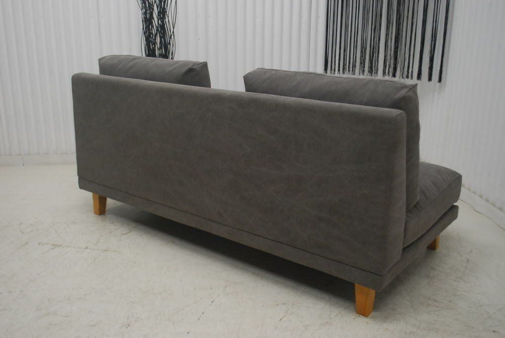 アウトレット 現品限り 一部 大 キャンパス生地 ソファー ブラウン 中央テーブル付き 241011-3pソファー NEXPOTALLINN_EU