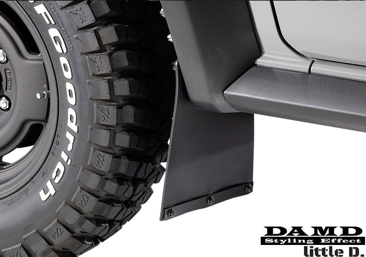 新品　DAMD JIMNY little D マッドフラップ　ジムニー DAMD(ダムド) little D. リトルD マッドフラップ ジムニーJB64W : エス