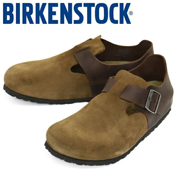 BIRKENSTOCK ビルケンシュトック 1030157 LONDON ロンドン ミックスドレザーシューズ DARK TEA レギュラー BI481 レギュラー 43-約28.0cm