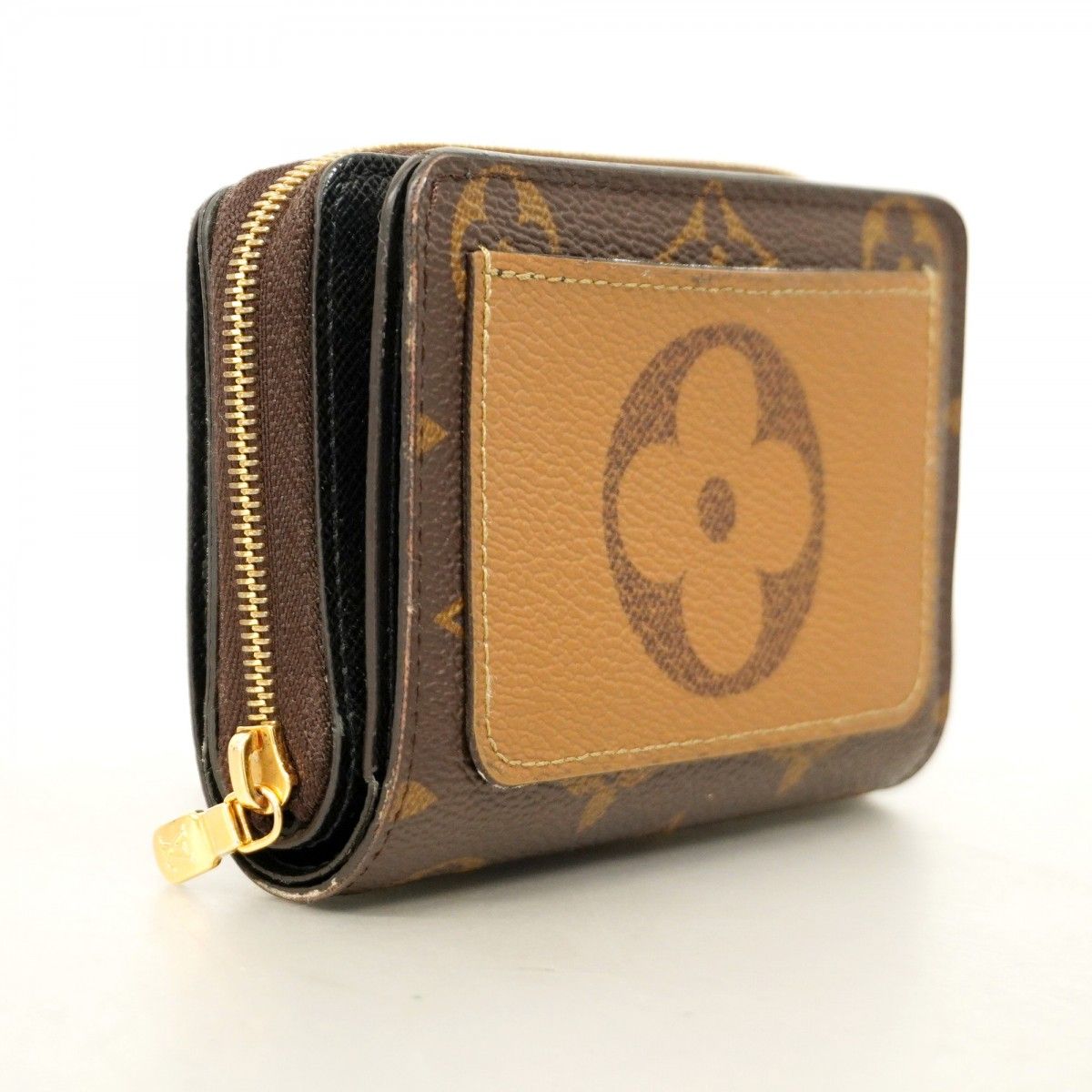 5mc3251 ルイヴィトン 財布 モノグラム ジャイアント リバース ポルトフォイユルー M81461 ブラウン レディース