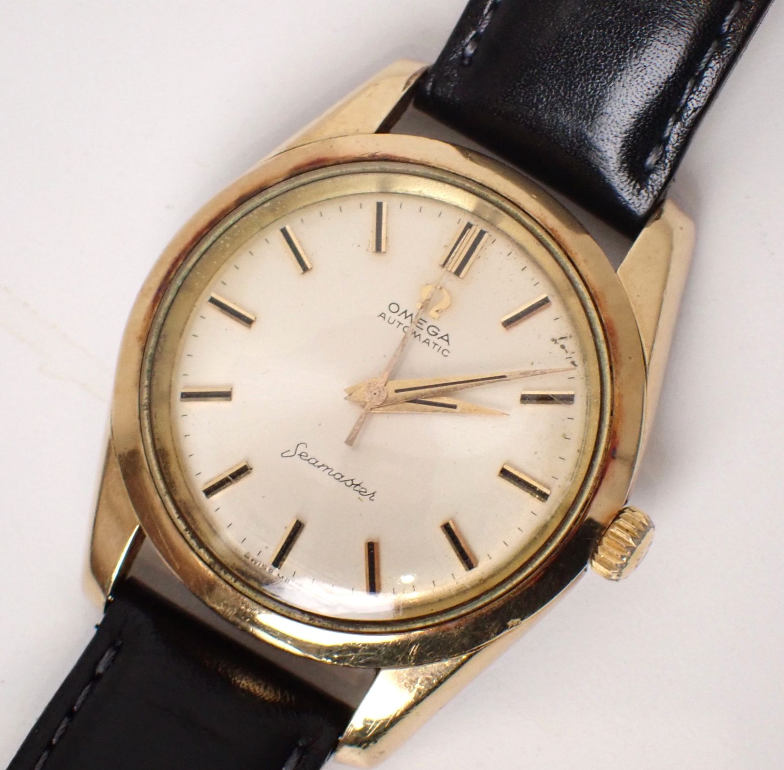 稼働品 OMEGA(オメガ) シーマスター GP/革 AT 現状 精度保証なし 稼働品 OMEGA(オメガ) シーマスター GP/革 AT 現状 精度保証なし