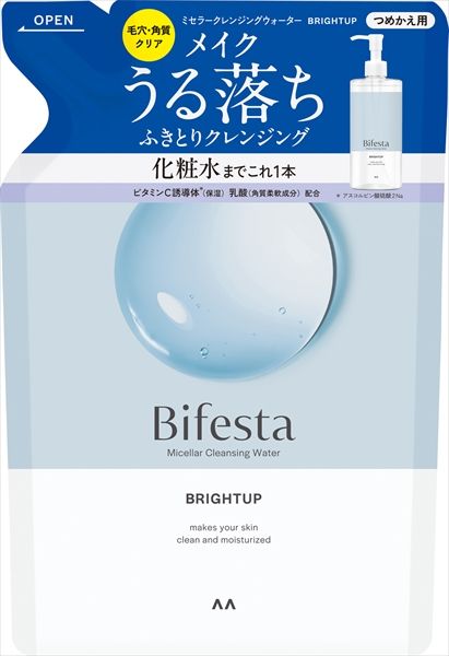 まとめ買い-12点セット ビフェスタ ミセラークレンジングウォーター ブライトアップ つめかえ用
