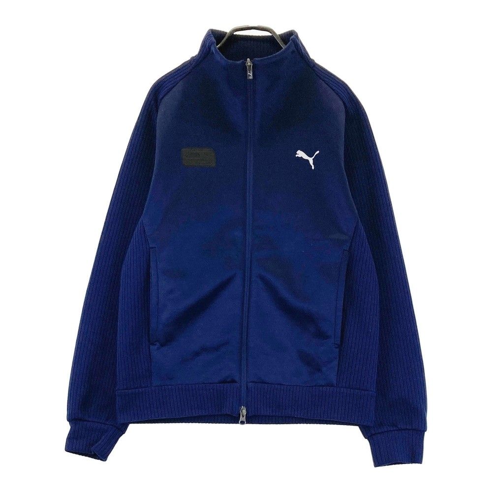 サイズ：XL PUMA GOLF プーマゴルフ  ニット切替 ジップジャケット  ネイビー系 [240101463867] ゴルフウェア メンズ ストスト サイズ：S PUMA GOLF プーマゴルフ ニット切替 ジップジャケット