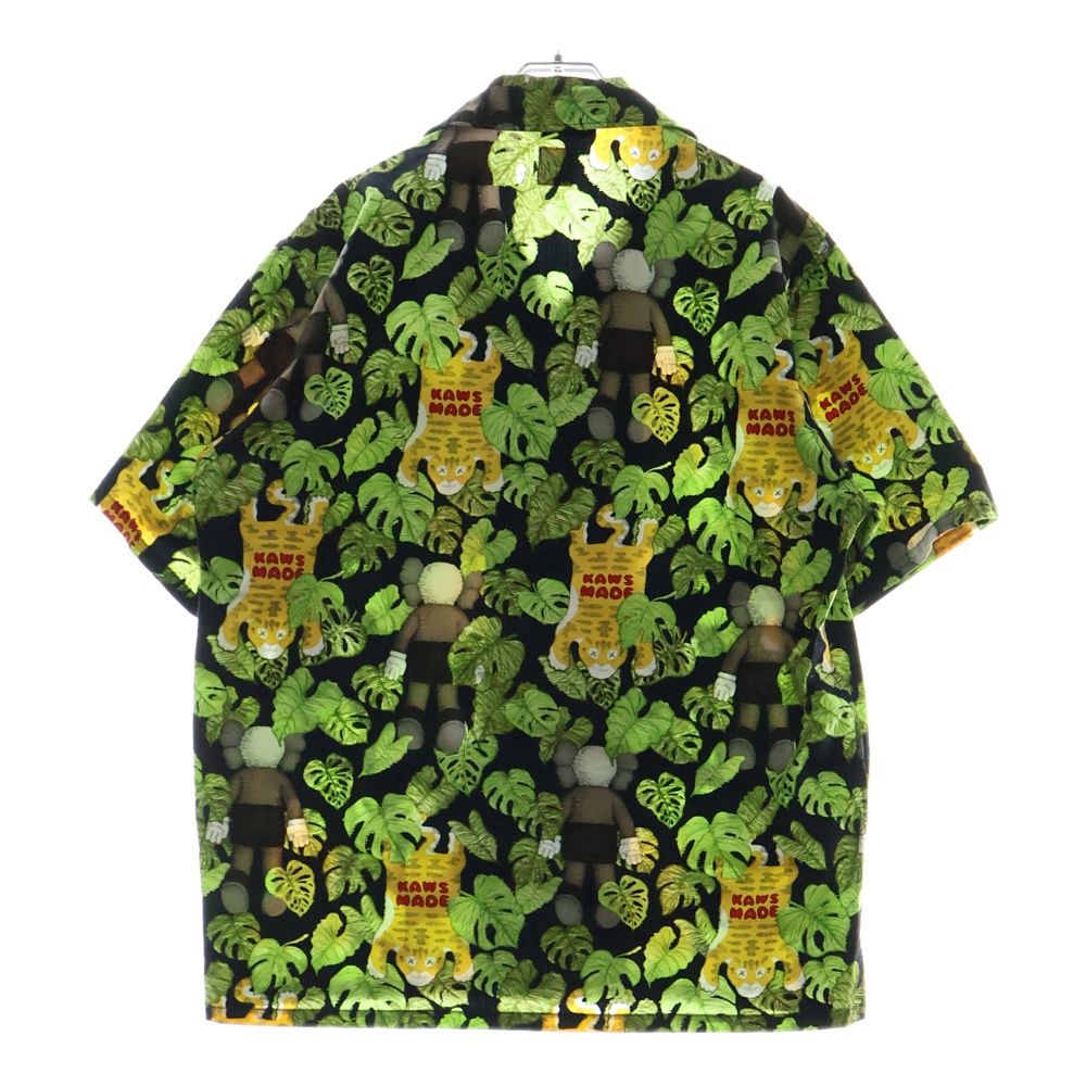 ヒューマンメイド　アロハシャツ HUMAN MADE (ヒューマンメイド) × KAWS Aloha Shirt カウズ 総柄 半袖