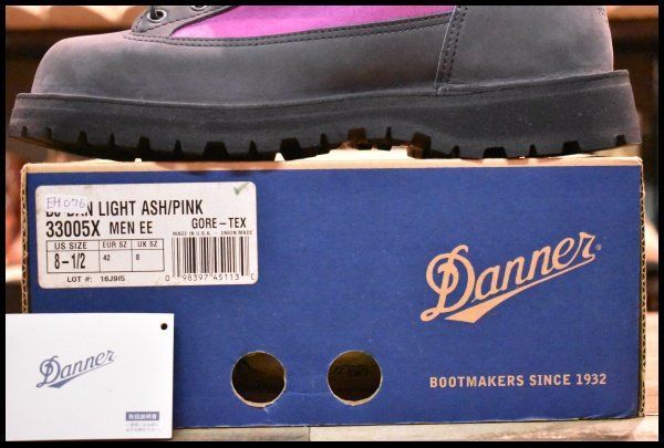 DANNER ダナーライト 33005X US7.5EE アッシュ×ピンク 【公式通販】 DANNER ダナーライト 33005X US7.5EE アッシュ×ピンク 【公式通販】