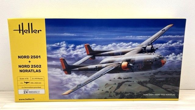 1|72 フランス軍用輸送機 ノール 2501 ＆ ノール 2502 ”ノラトラ” 2機セット 未開封 F5508-007 116