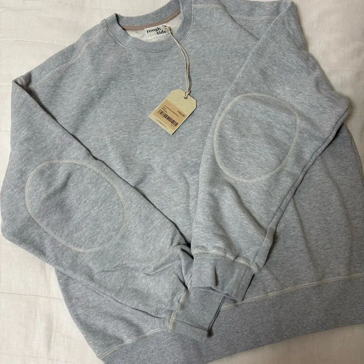 ROUGH SIDE oversized sweat shirt