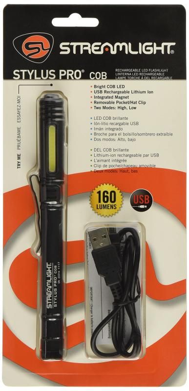 STREAMLIGHT ストリームライト スタイラスプロCOB USB ブラック 66700