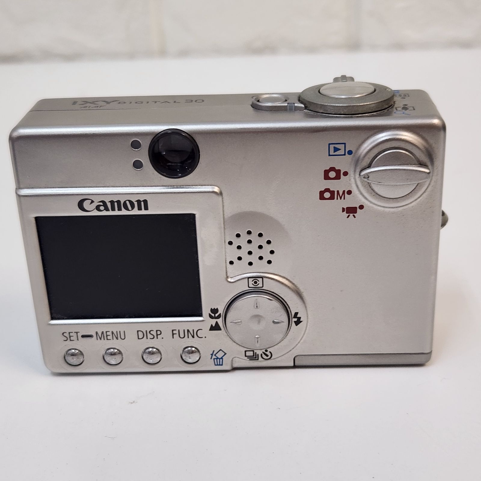 通電確認済】Canon IXY DIGTAL 30 デジタルカメラ シルバー 3.2