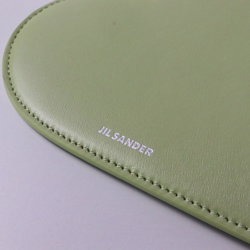 JIL SANDER ハート型ポーチ ライトグリーン JIL SANDER ハート型ポーチ ライトグリーン