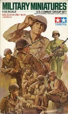 [Used] Plastic Model 1/35 U.S. Combat Crew Set “Military Miniature Series” [MM180]