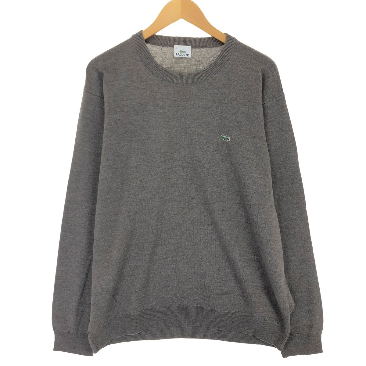 古着 ラコステ LACOSTE ウール×アクリルニットセーター メンズXXL相当/eaa493084