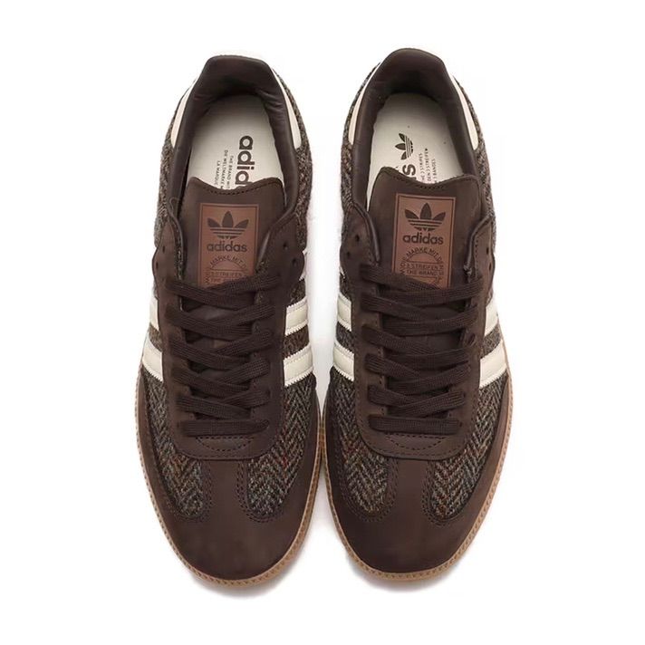 新品⭐️adidas SAMBA OG ダークブラウン 22.5cm ハリスツイード 