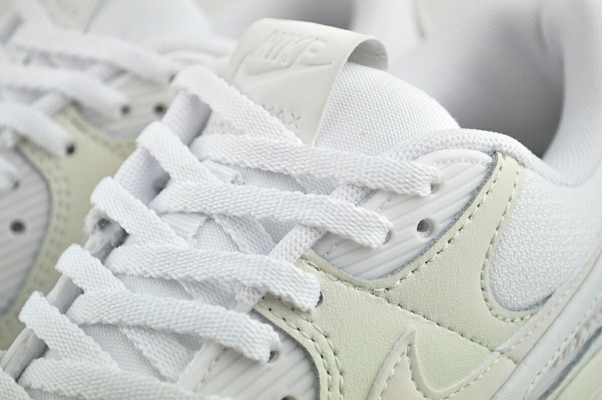 Nike Air Max 90 ホワイト　シルバー Nike Air Max 90 Premium Women's Size 10 White White Metallic