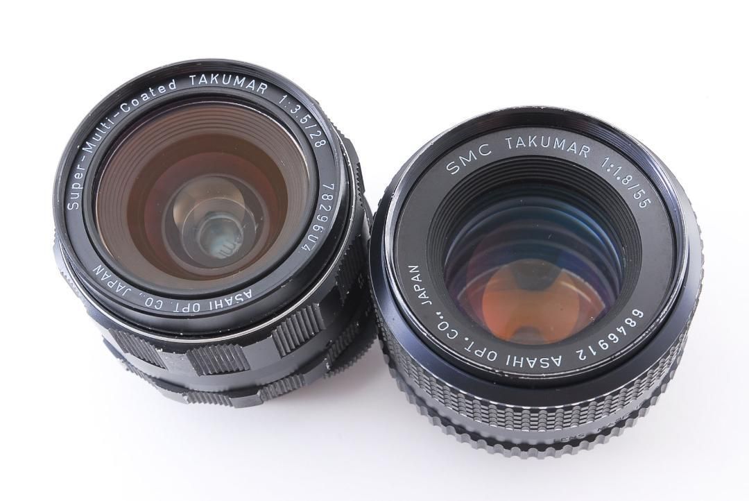 SMC Takumar 55mm F1.8 28mm F3.5 2点 L609 - ゆしのカメラショップ