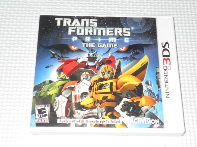 3DS☆TRANS FORMERS PRIME THE GAME 海外版 北米版☆箱付・説明書付 