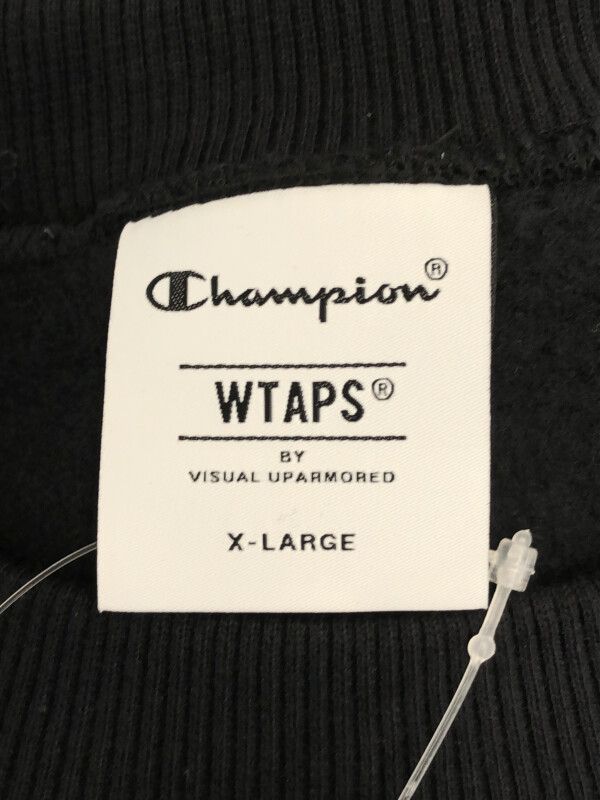 WTAPS × Champion ダブルタップス × チャンピオン 22AW Academy Crew Neck スウェットトレーナー  222HBCHD-CSM03S ブラック 04