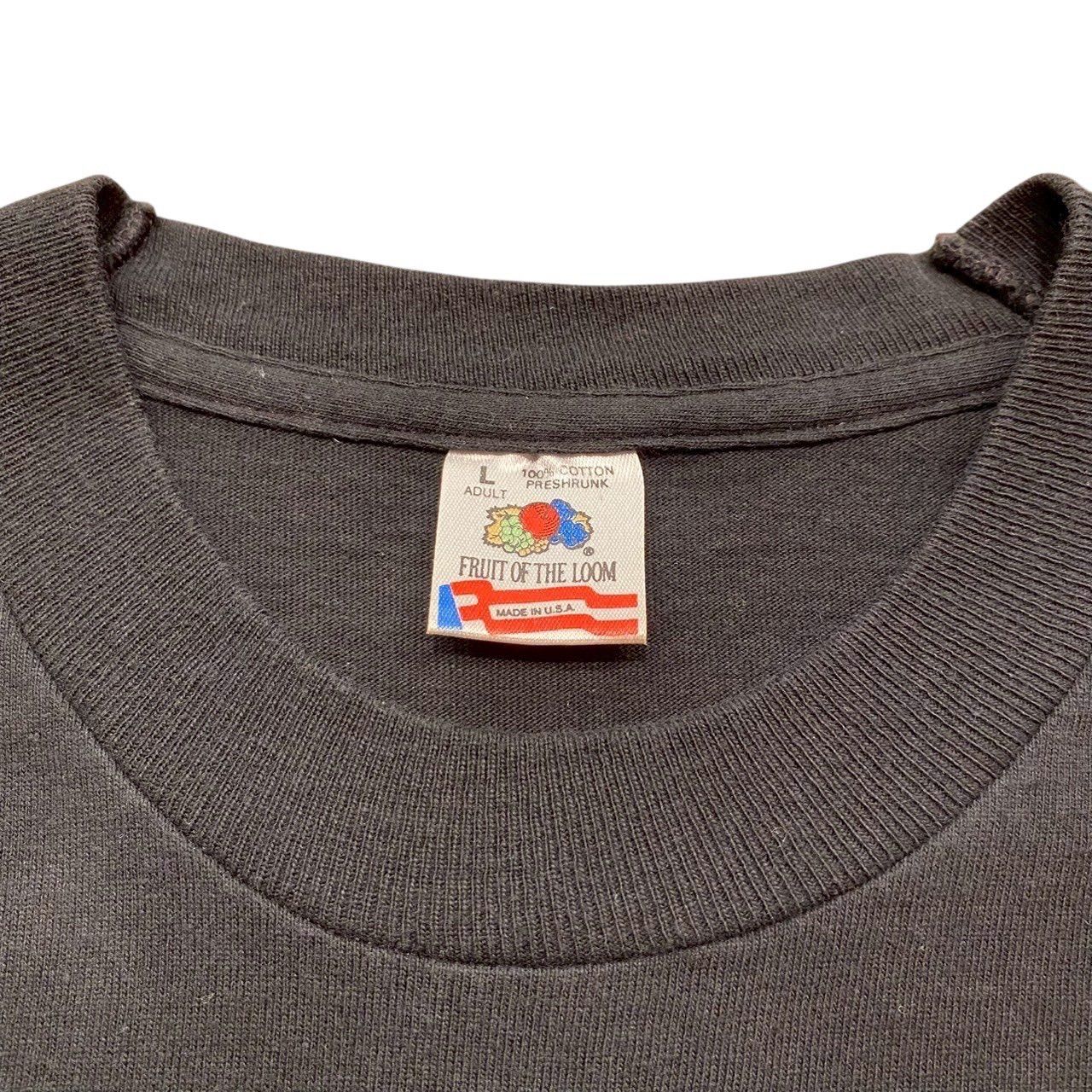 90s ビンテージ チャールズマンソン プリント Tシャツ L ブラック 90