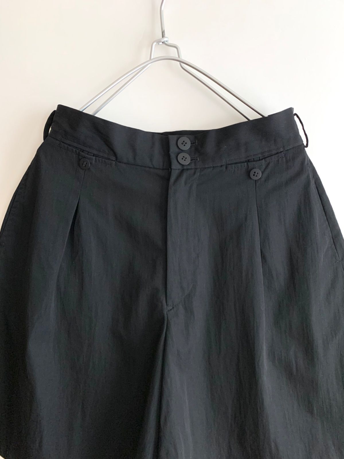 11aw Y's yohji yamamoto ワイズ ウールギャバ ナイロン混キュロット