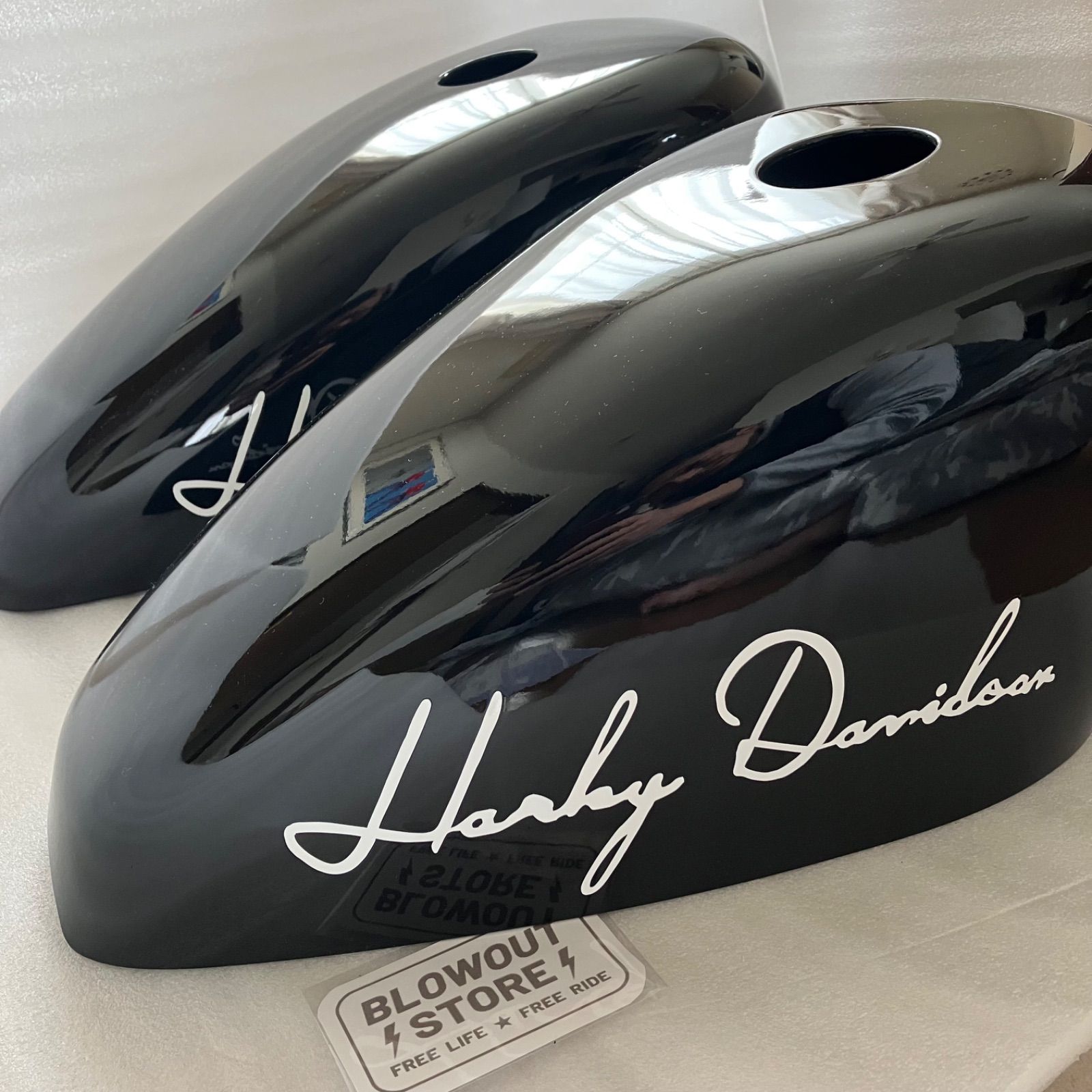 Harley Davidson  ハーレータンクカバー　(XL1200x /v) Harley Davidson - ハーレー タンクカバー サイモンカスタム