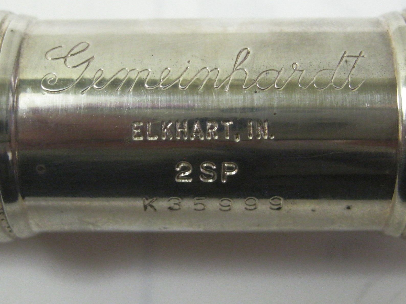 美品USAエルクハート フルート ゲマインハート2SP SilverPlated 美品USAエルクハート フルート ゲマインハート2SP SilverPlated