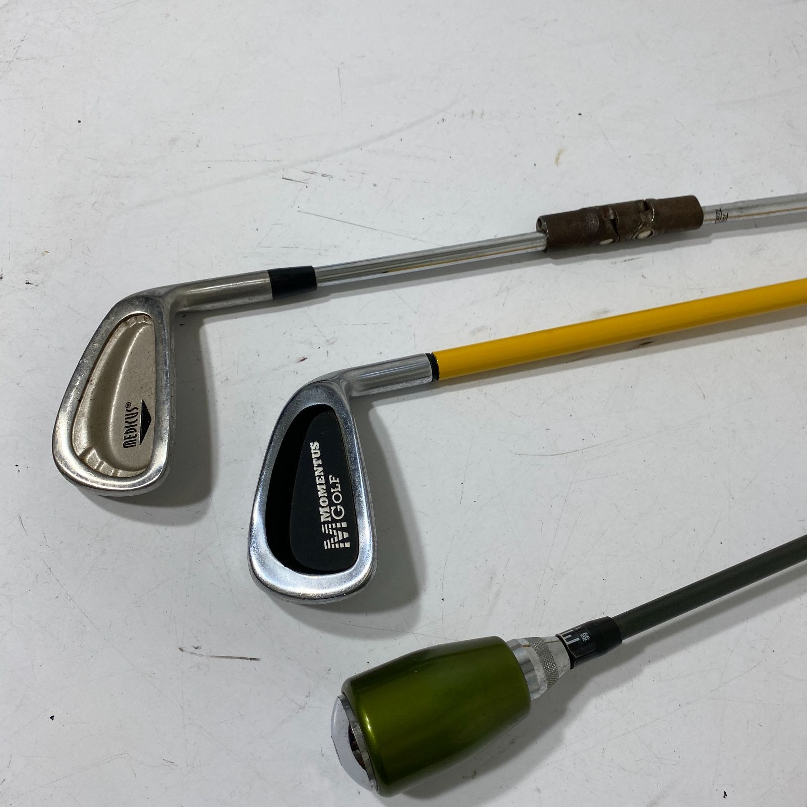 折れるスイング 練習クラブ メディカス・MEDICUS ドライバー＆アイアン スイング基本改造」練習器具メディカスでヘッドを振り回さないスイング