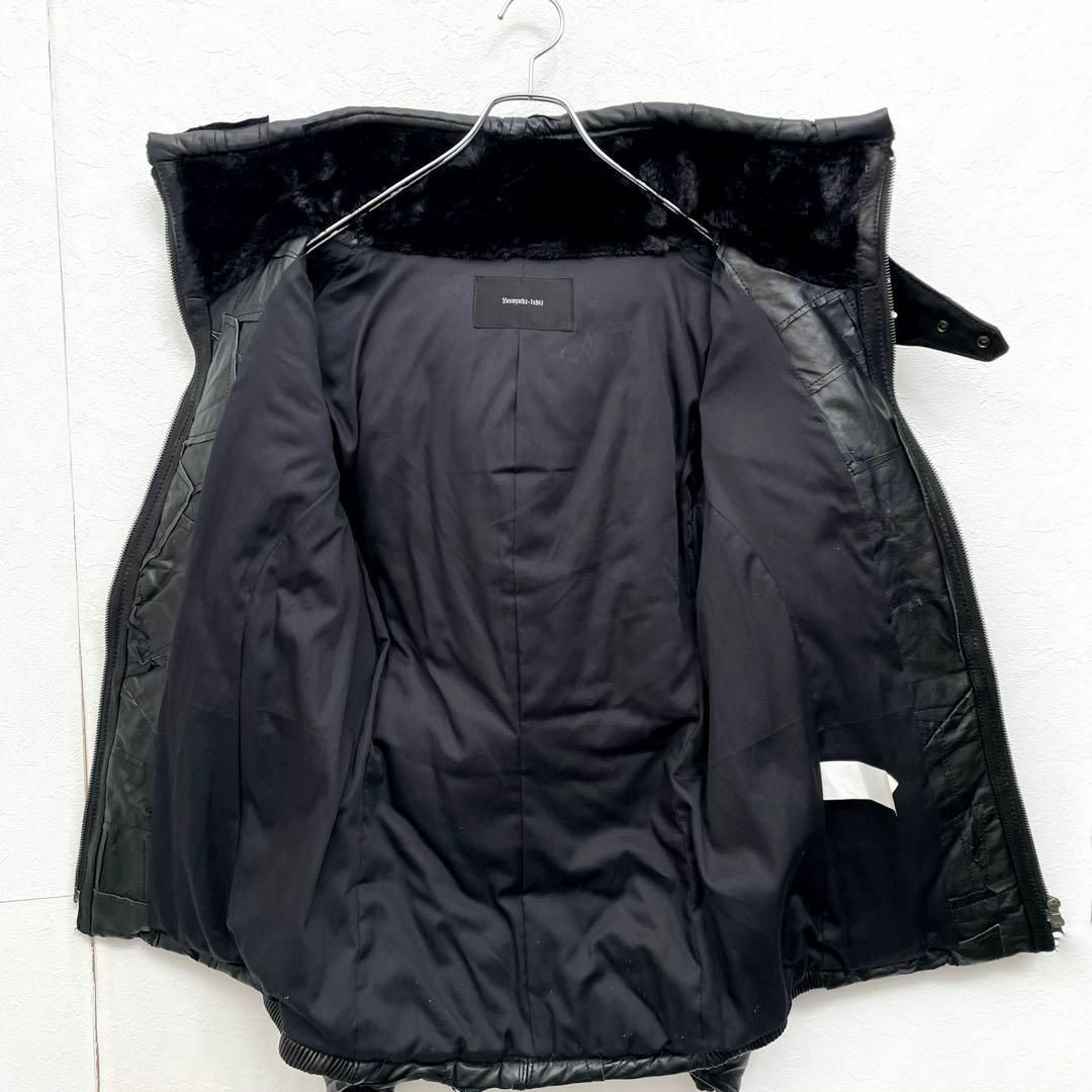 超希少 ヤスユキイシイ 最高級レザー ライダースジャケット サイズ46