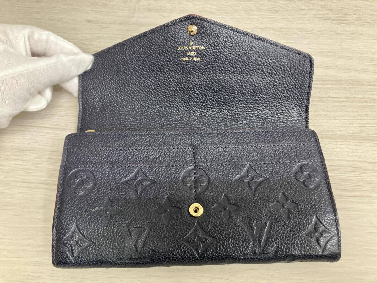 LOUIS VUITTON ルイヴィトン アンプラント ポルトフォイユ・サラ 長